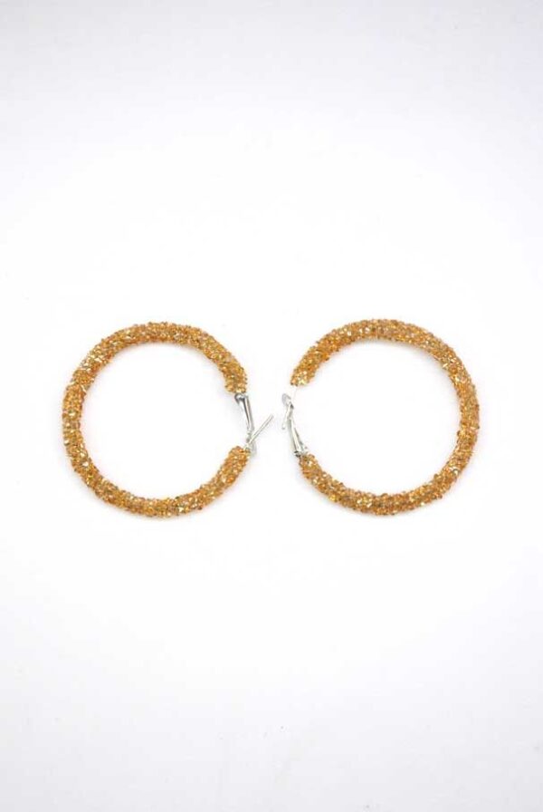 Pendientes aros dorados - Imagen 3