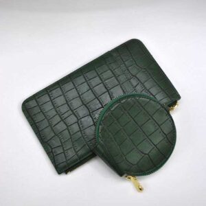 Bolso o monedero verde