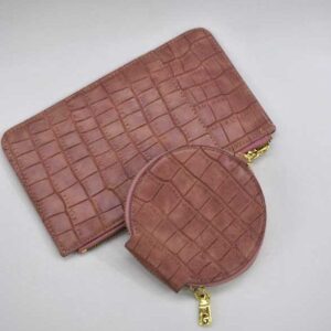 Bolso o monedero rosa