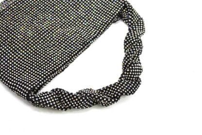 Bolso negro malla brillantes - Imagen 2