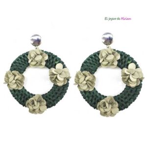 Aros verdes flores