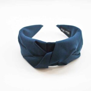 Diadema azul petróleo