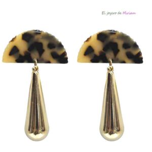 Pendientes animal print