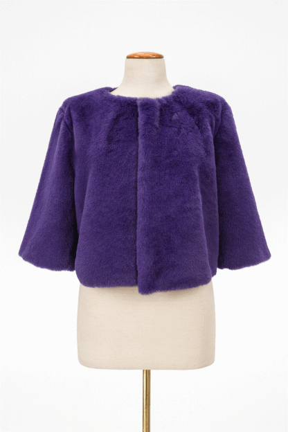 Estola o capa pelo morado