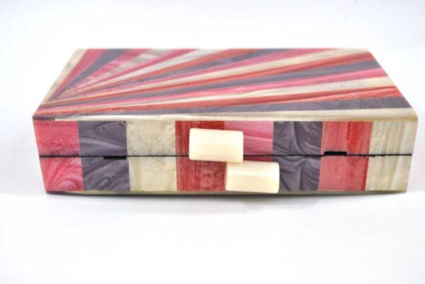Bolso clutch resina rayas - Imagen 6
