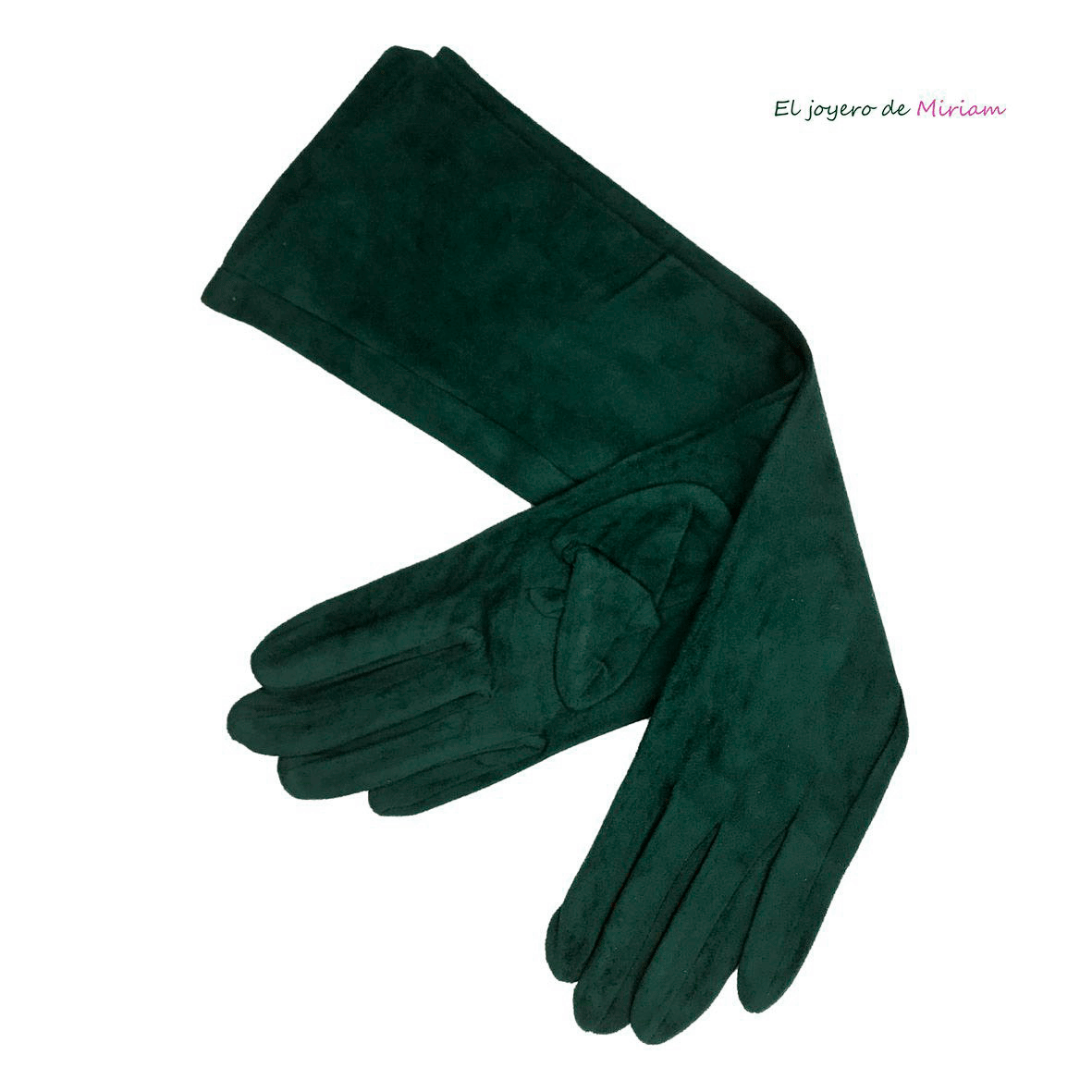 Guantes Verdes Largos para Adulto