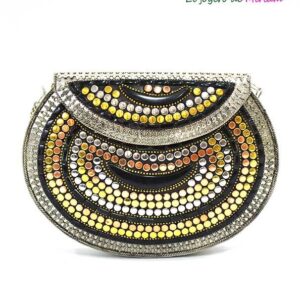 Clutch latón plata, oro y cobre