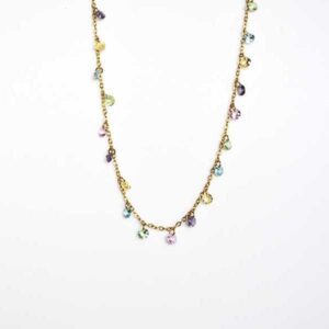 Colgante acero cristales