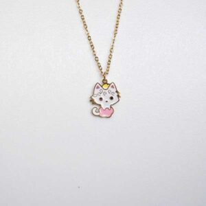 Colgante gatito de acero