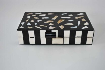 Bolso clutch madera y nácar - Imagen 5