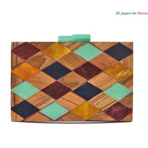 Clutch madera y resina