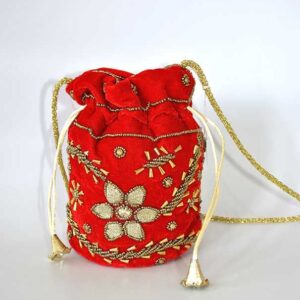 Bolso rojo bombonera