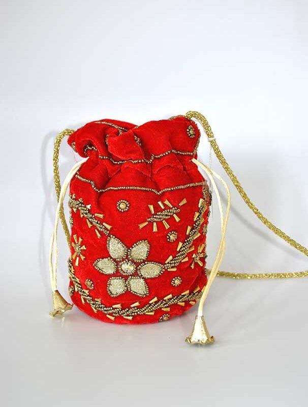 Bolso rojo bombonera