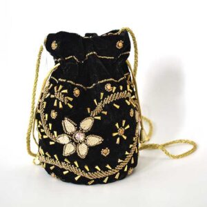 Bolso negro bombonera