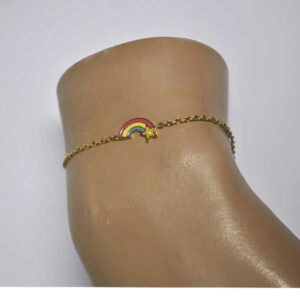 Pulsera arcoiris de acero