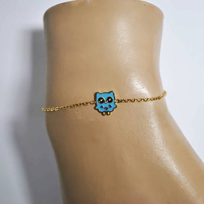 Pulsera búho de acero