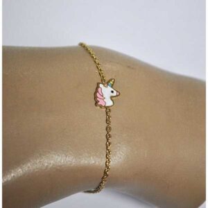 Pulsera unicornio de acero