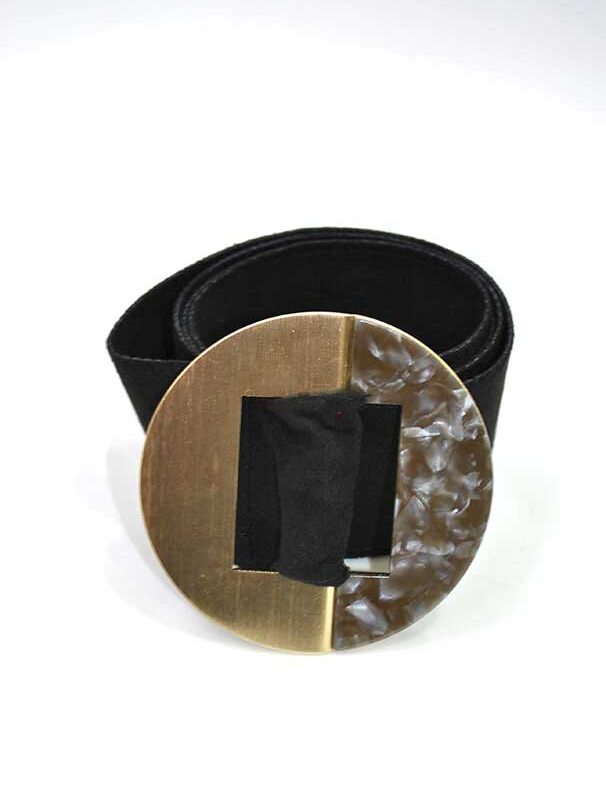 Cinturón negro de ante