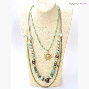 Collar triple boho chic