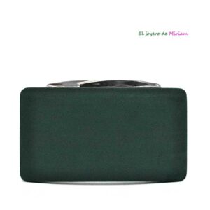 Clutch botella cierre plata