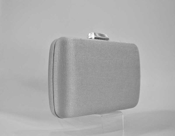 Bolso de fiesta gris plata - Imagen 2