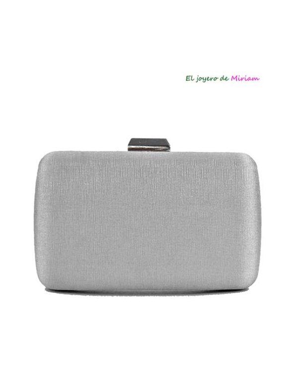 Bolso de fiesta gris plata