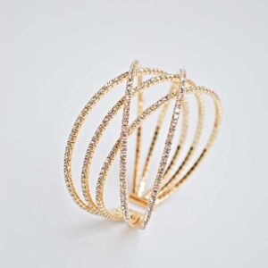 Pulsera brazalete dorado xx