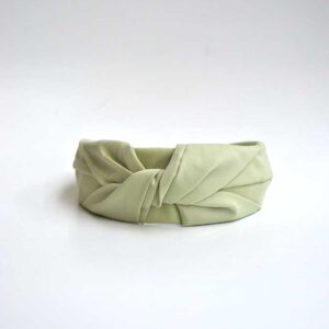 Diadema verde pastel