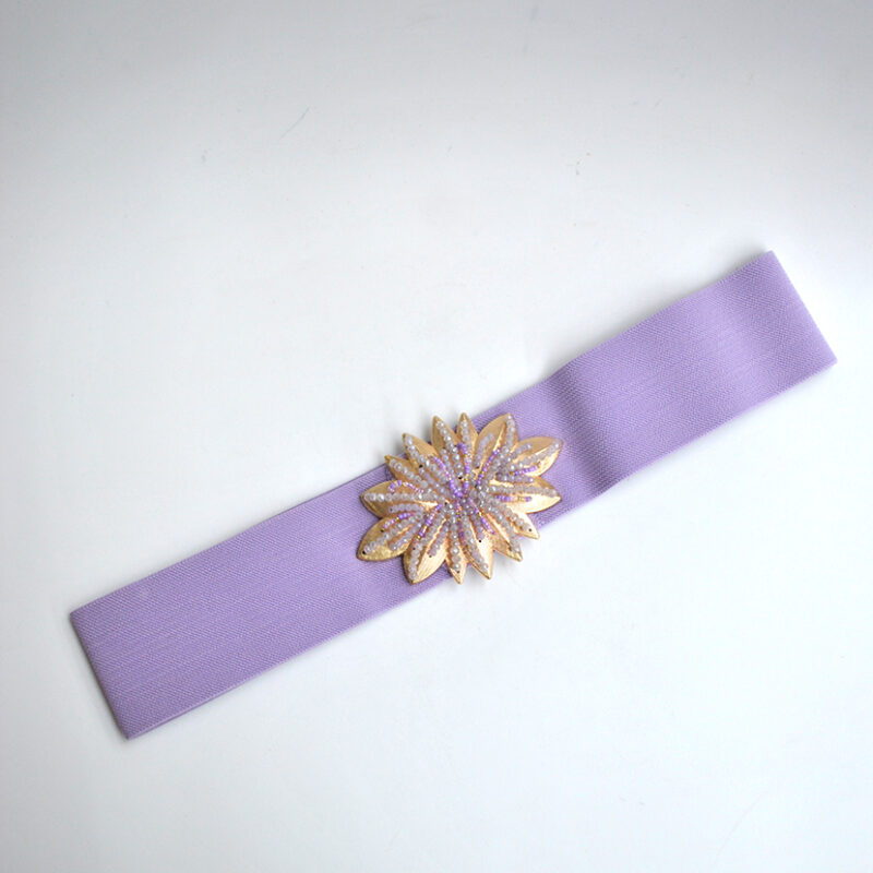 Fajín elástico malva