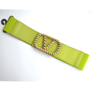 Cinturón verde lima "V"