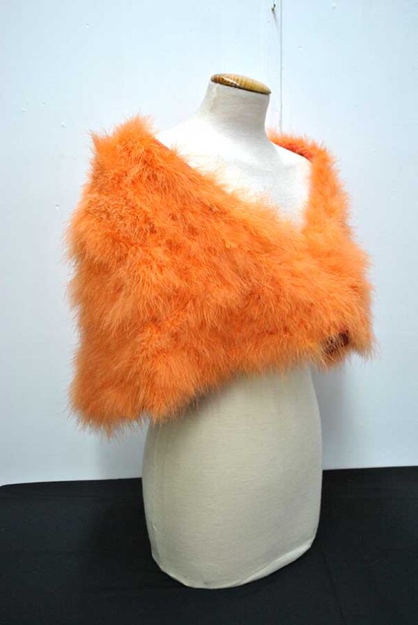 Estola de fiesta naranja - Imagen 3