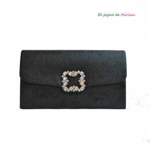 Cartera negra de fiesta