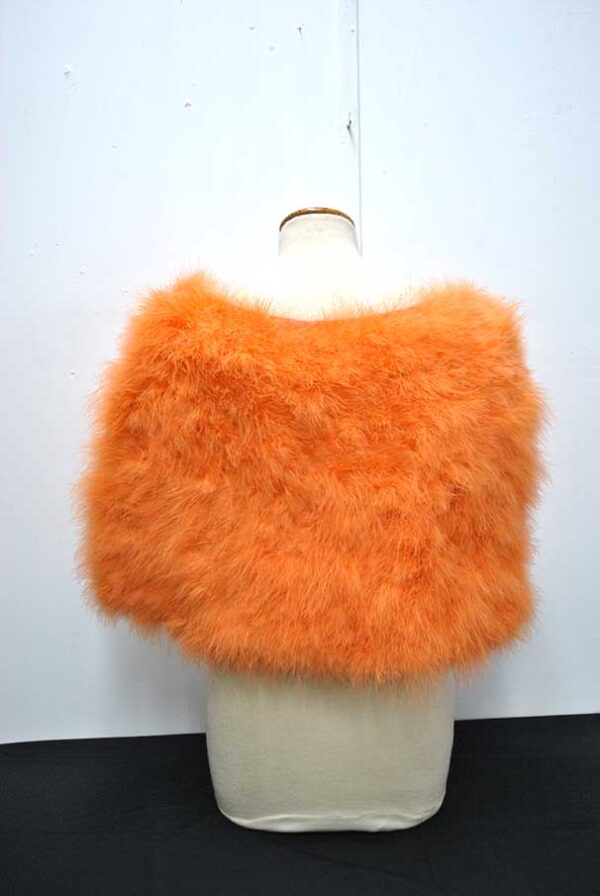 Estola de fiesta naranja - Imagen 5
