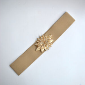 Fajín elástico camel