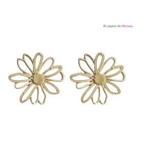 Pendientes flores