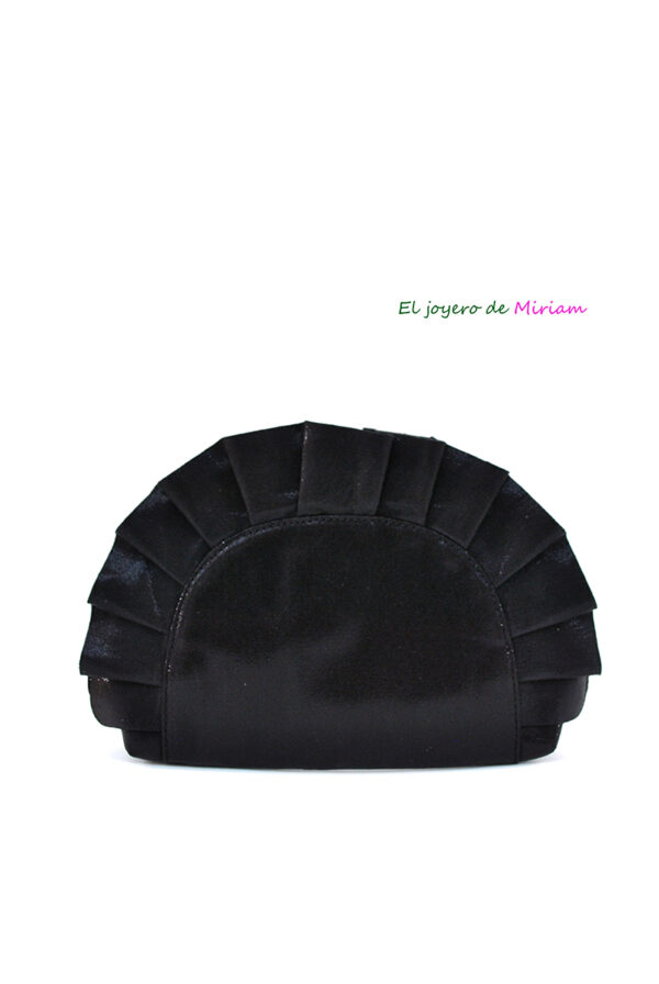 Cartera negra brillante