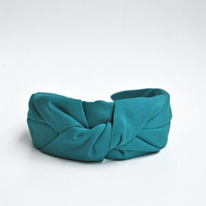 Diadema lazo turquesa