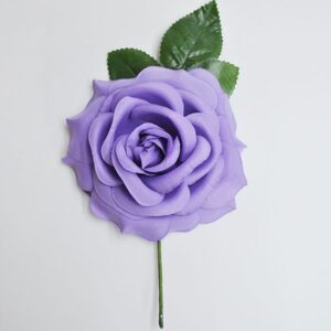 Flor lila de pelo
