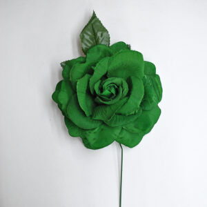 Flor verde de pelo