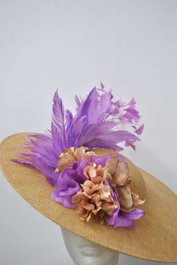 Tocado lila - violeta - Imagen 4