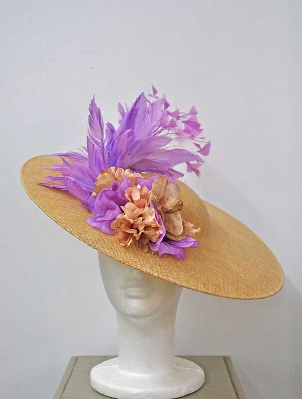 Tocado lila - violeta