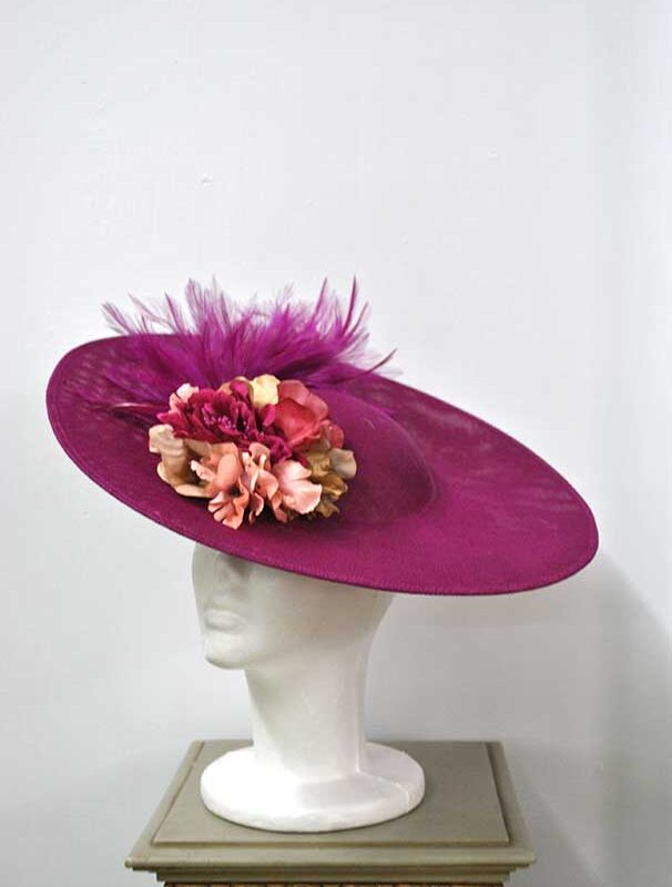 Tocado de fiesta bugamvilla