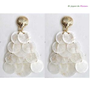 Pendientes de nácar