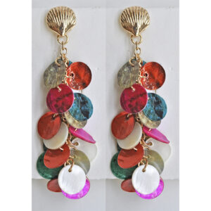 Pendientes nácar colores