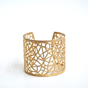 Brazalete dorado mate