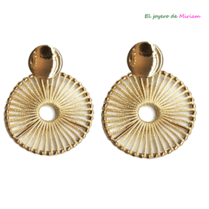 Pendientes aros dorados