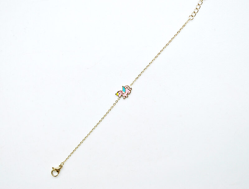 Pulsera de niña unicornio