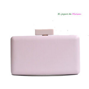 Bolso clutch lila pastel