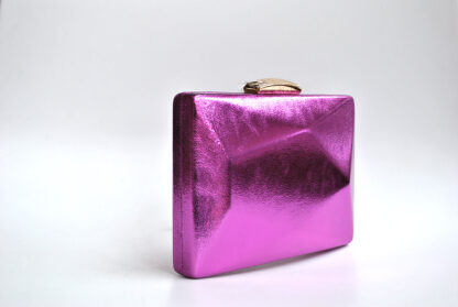 Bolso clutch bugamvilla metalizado - Imagen 2