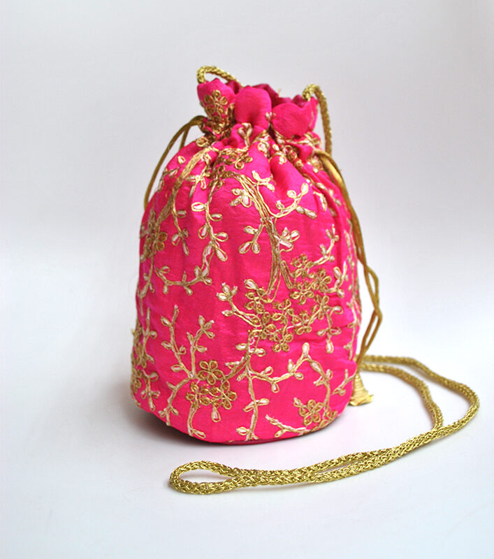 Bombonera clutch fucsia